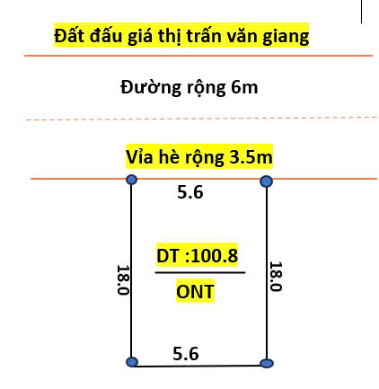 Bán 2 lô đất đấu giá gần vòng xuyến văn giang diên tích 100.8m, 100m co vỉa hè - Ảnh 2